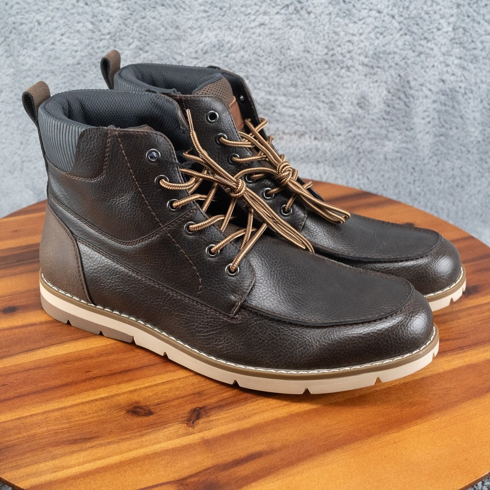 Sonoma Goods for Life Ethan Men's Brown Boots Size 13 M